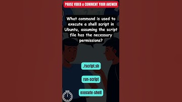 126. Ubuntu Q&A | Ubuntu Shell Script Execution | Running Shell Scripts
