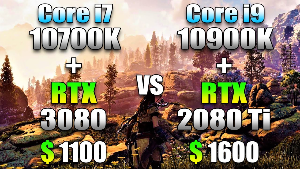 Core i7 10700K + RTX 3080 vs Core i9 10900K + RTX 2080 Ti | PC Gameplay Tested