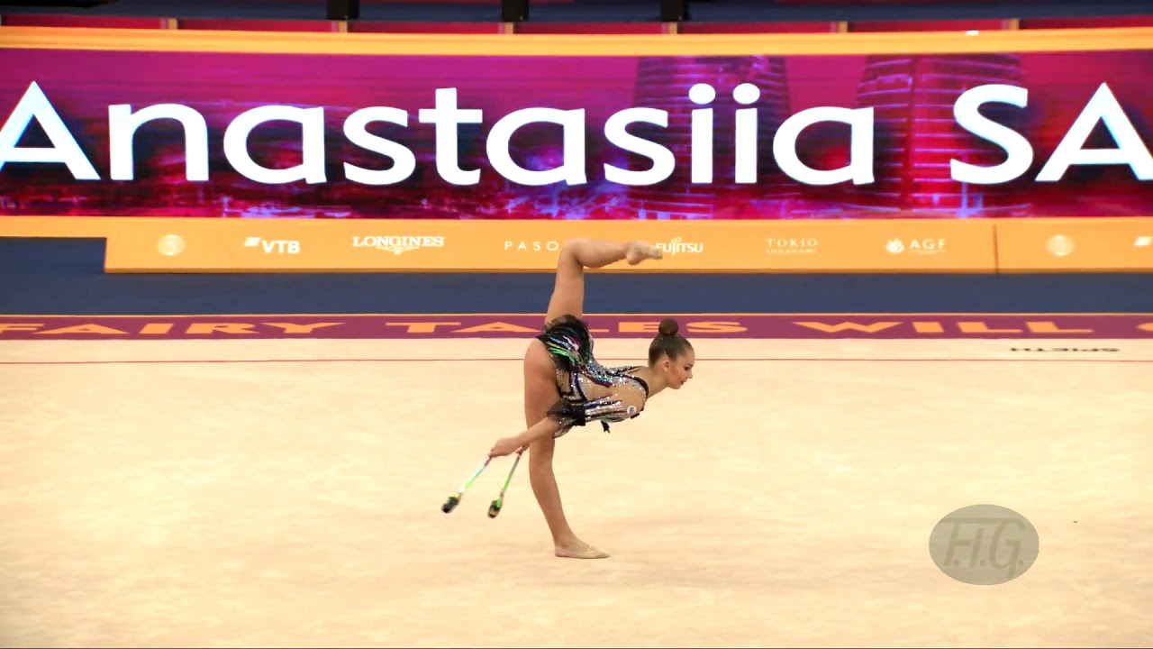 SALOS Anastasiia (BLR) - 2019 Rhythmic Worlds, Baku (AZE) - Qualifications Clubs