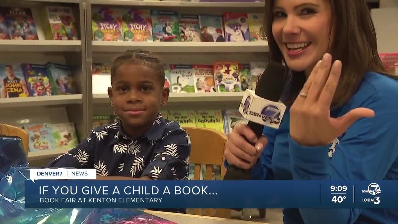 Denver7's Nicole Brady talks with Kenton Elementary School students