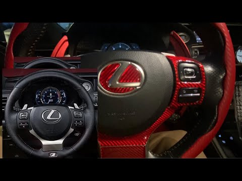 #howto  Install Steering Wheel Stickers | Lexus RC 350 F Sport