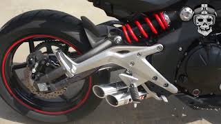 Kawasaki Er6n Top 7 Exhaust Sound Akrapovic, Ixil Hyperlow, M4 Gp, Termignoni,arrow,two Brother 1