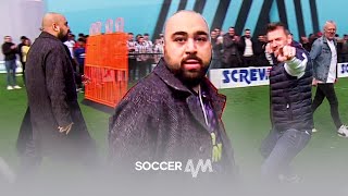 Chabuddy G's GOAT top bins effort! 🐐 | Lee Sharpe and Asim Chaudhry | Soccer AM Pro AM