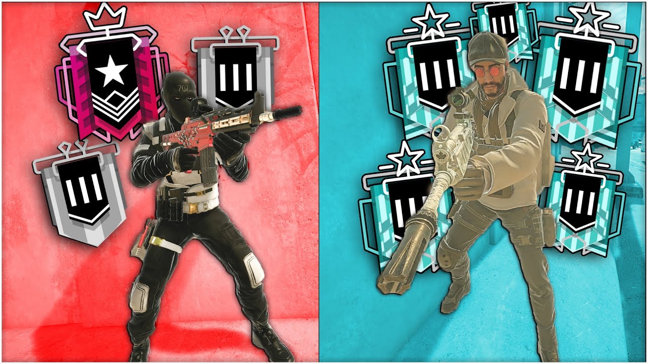 CAN 1 CHAMP CARRY 2 SILVERS VS 5 PLATS! - RAINBOW SIX SIEGE - YouTube