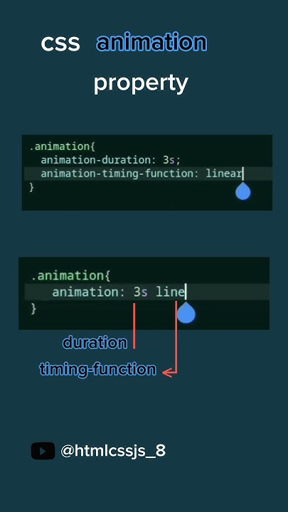Learn css animation property #css #animation #property #shorts - YouTube