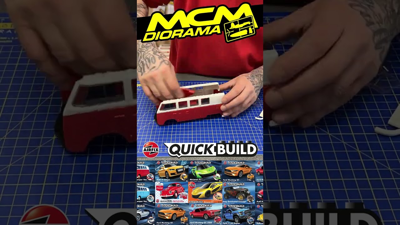 🏎️ Ideal for kids 6+ / Airfix QuickBuild - No paint - No glue / Just build! 