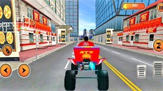 ATV Bike Pizza Rider Delivery Boy Game | Atv Bike 3D Game | Bike Racing Game screenshot 2