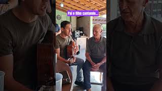 Coisa mais linda pai e filho cantando Liu e Léu