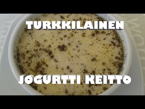 Video: Jogurttikeitto Kikherneillä