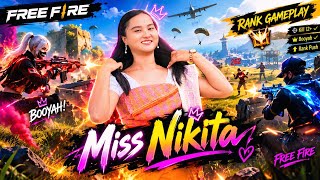 Miss Nikita// Girl Gamer// Free Fire Lover// Rank Gameplay [Bodo Girl]