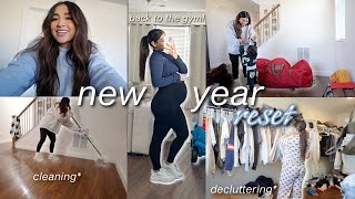 NEW YEAR RESET // BACK TO THE GYM, CLEANING, DECLUTTERING