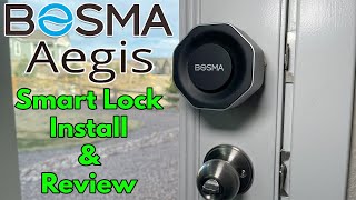 Bosma Aegis Secure WiFi Smart Door Lock - Install & Review