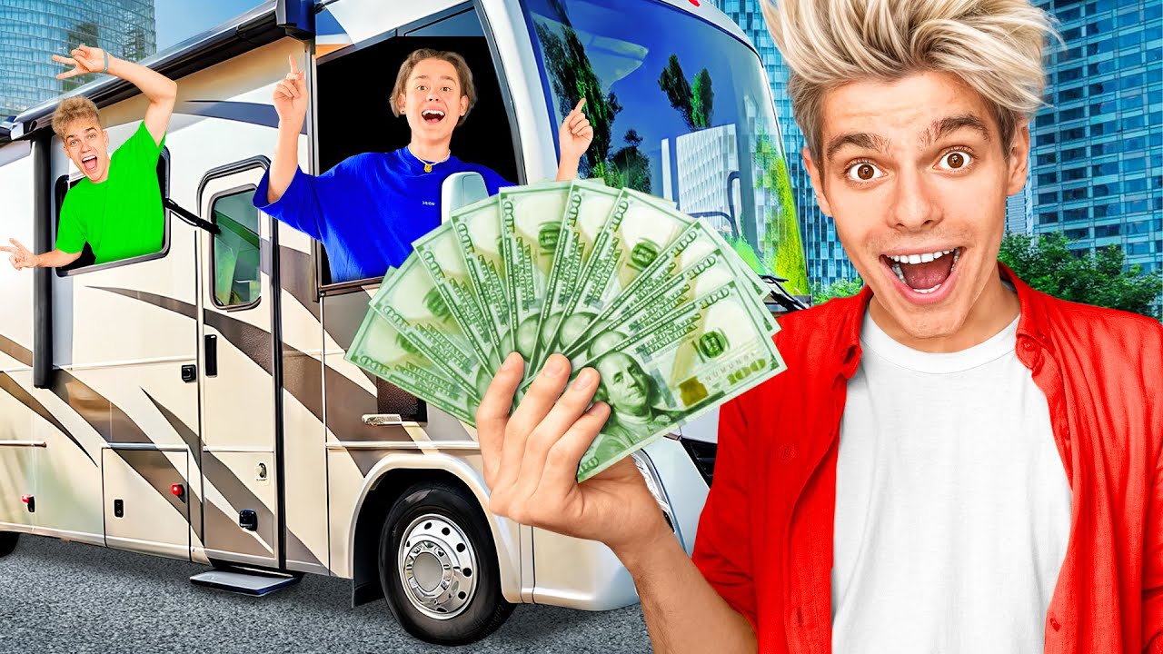 LAST TO LEAVE BUS WINS $5000 - YouTube