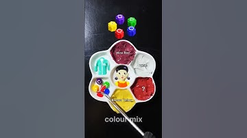 Colour mixed of squid game 2 #squidgame2 #squidgame #colourmixing #satisfying #asmr