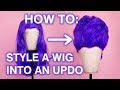 How To Style a Wig into a Big Updo!