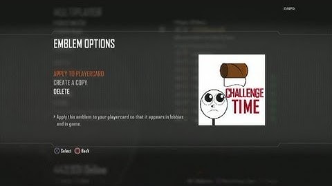 Call of Duty Black Ops 2 : Funny Emblem Tutorial