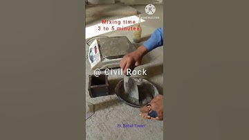 Cement Mortar Cube casting as per IS 4031 part 06 #test