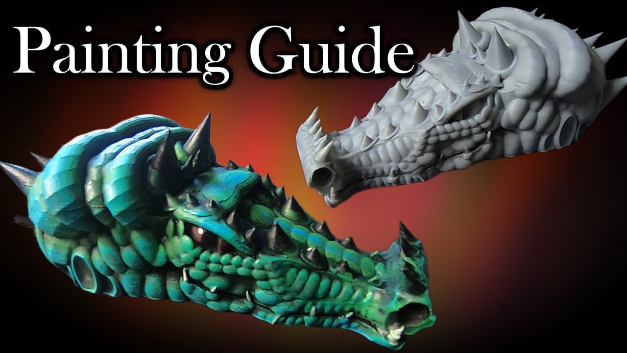 Painting 3D Printed Models Easy With Acrilic! A How To Guide! - YouTube