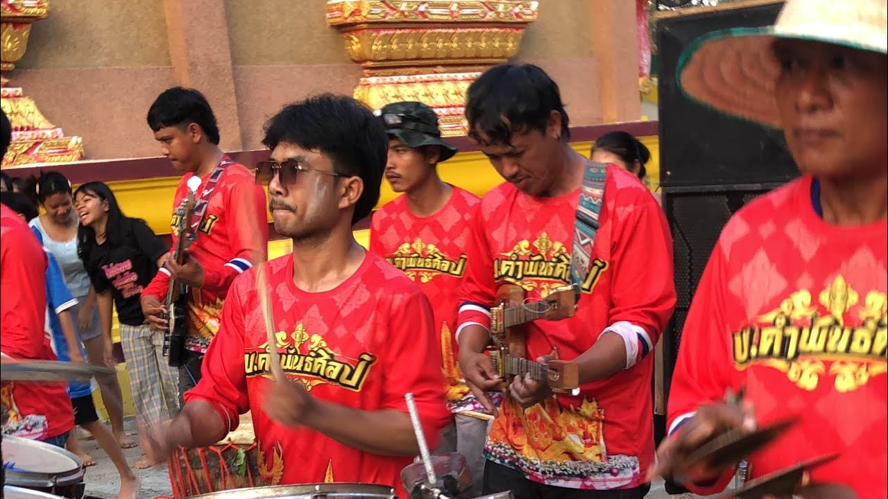 สวยขยี้ใจสามช่าต่อม่วนๆคณะกลองยาวพ.คำพันศิลป์แห่กัณหลอนบ้านขัวไม้แก่นปี2569