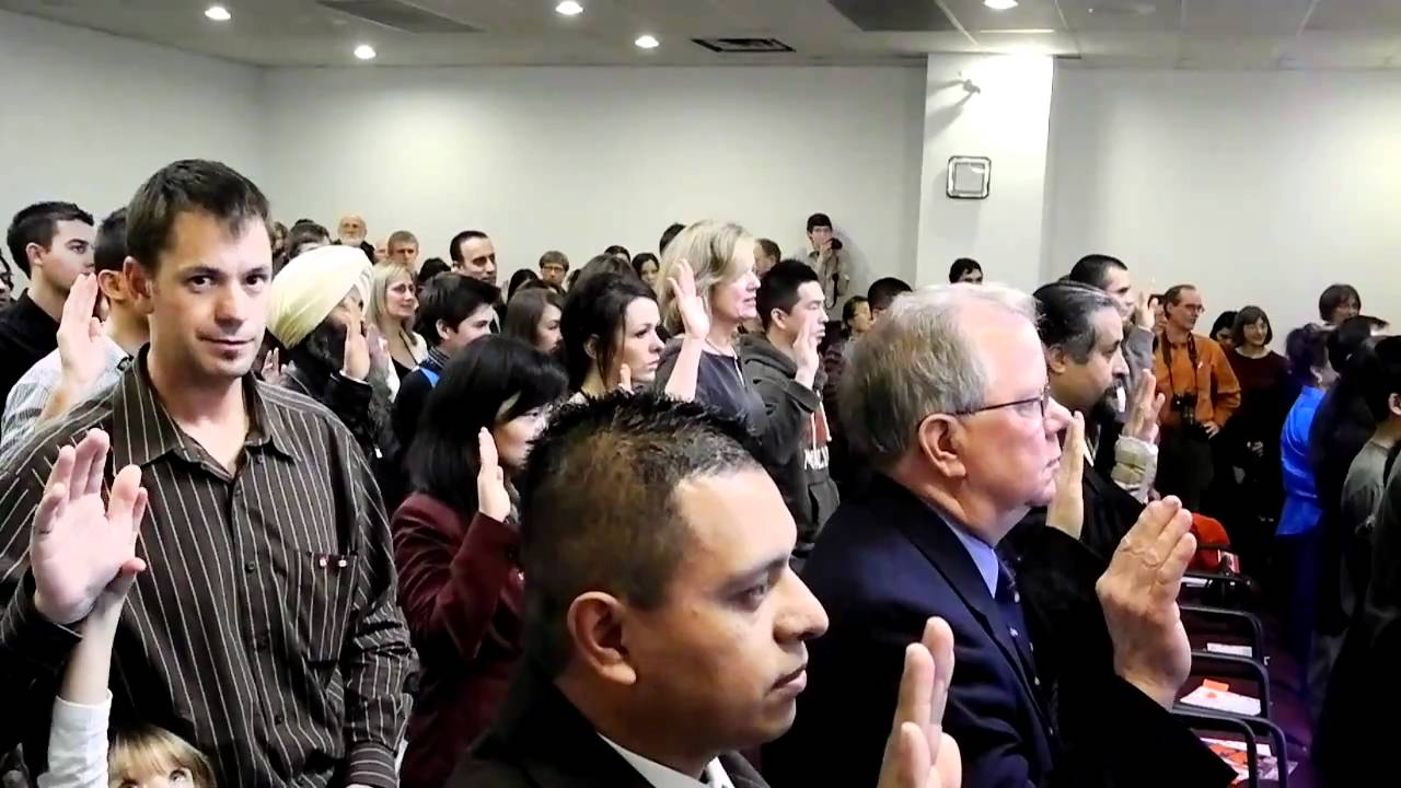 Canadian Citizenship Ceremony Jan. 26, 2011 YouTube