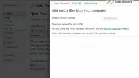WordPress - How to add an image from the media library