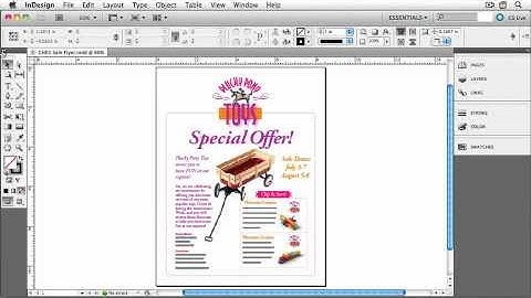 InDesign CS5. Tutorial. Exploring the interface. (2 of 6).wmv