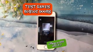 Roblox Doors Iphone Se 2016 Ios 15.7