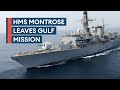 Royal navy warships trade places on gulf patrol mission