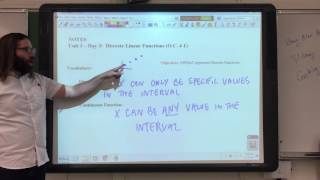 Algebra 1 - Unit 3 - Day 3