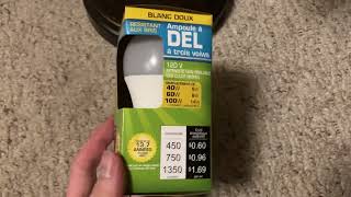 Testing Dollar Tree 3 Way LED Light Bulb