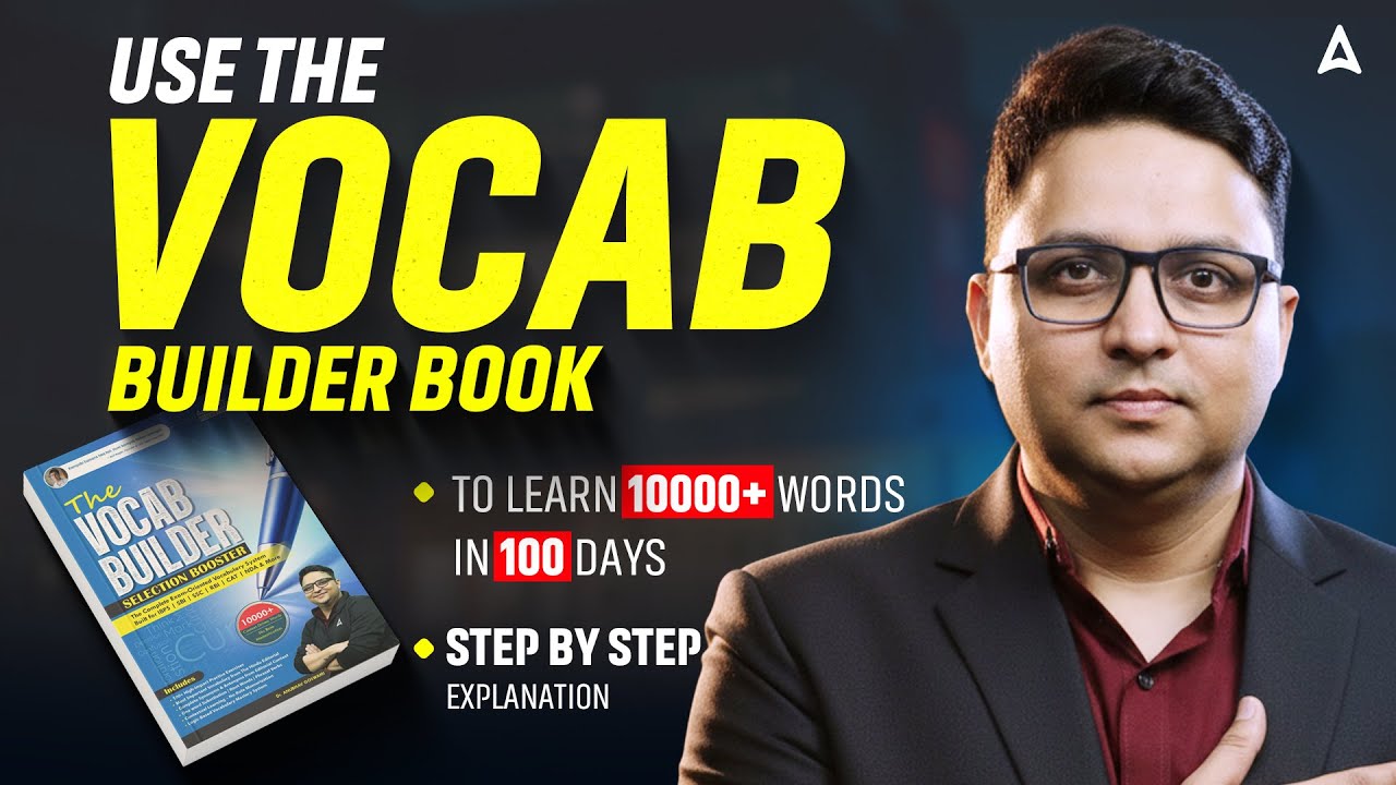 Struggling with Vocabulary? Use the Vocab Builder Book | English Preparation by Anubhav Goswami