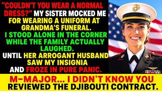 You're Not At War! Sister Mocked My Uniform At Grandma's Funeral—Her Husband Gasped: The Major!