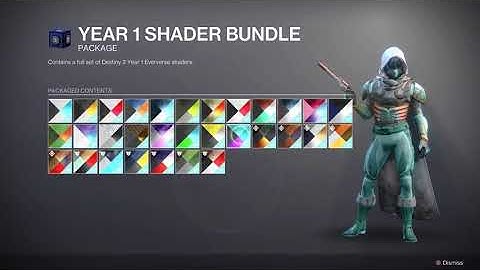 Year 1 Shader Bundle Has some good shaders in Destiny 2!