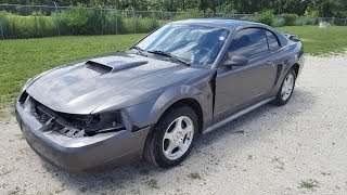 2004 Ford Mustang repairable salvage car for sale by Rebuiltcars