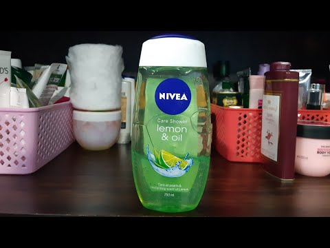 Nivea care shower lemon & oil shower gel review,  shower gel for monsoon season