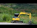 Geothermal Waste Mud Disposal Treatment Preparation With Mini Excavator