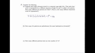 Problem Set 3, Discrete Math