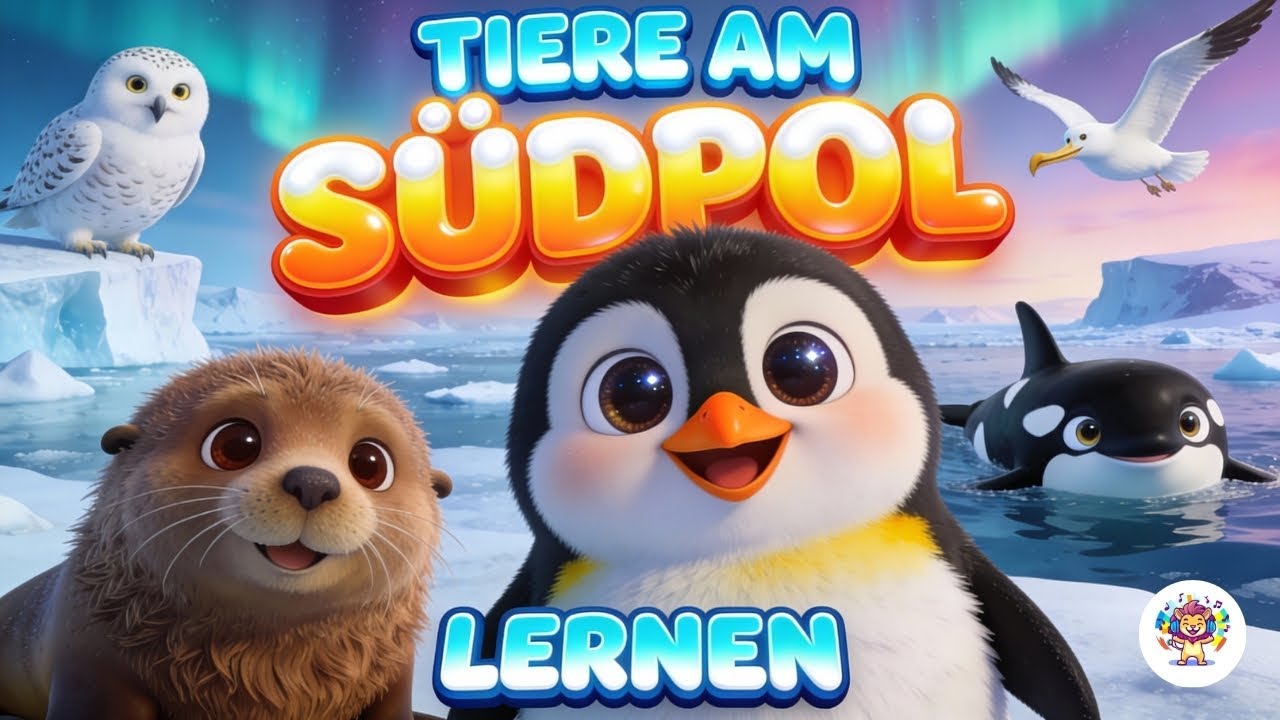 🐧 Tiere am Südpol entdecken – Lernlied für Kleinkinder über Pinguine, Robben, Wale & mehr!