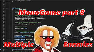 MonoGame part 8 Multiple Dying Enemies!  #coding #monogame