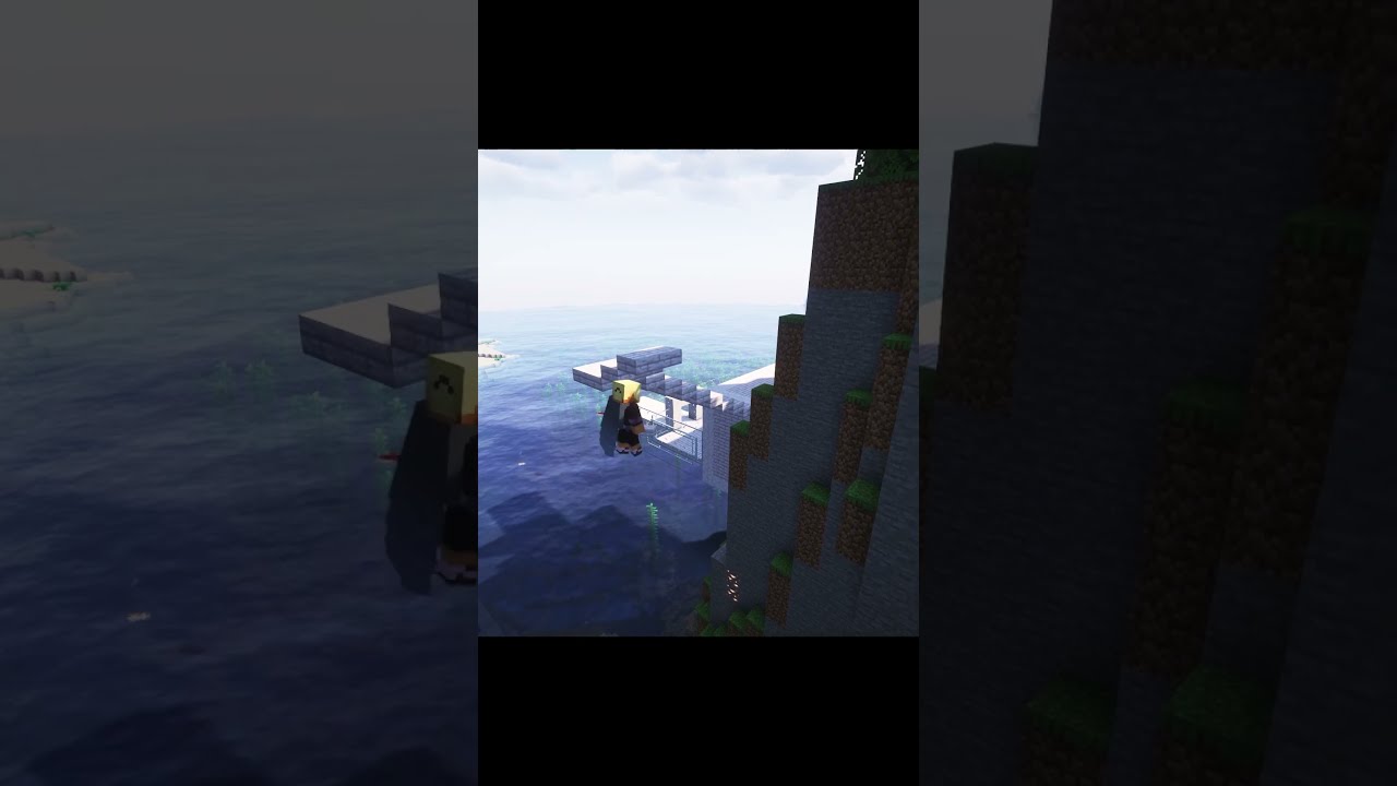 I Built A Floating House In Minecraft