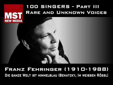 Part III: Rare and unknown voices - FRANZ FEHRINGER