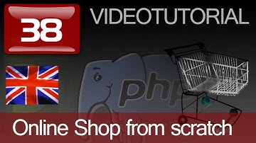How to make an online shop with Dreamweaver and PHP. Chapter 38