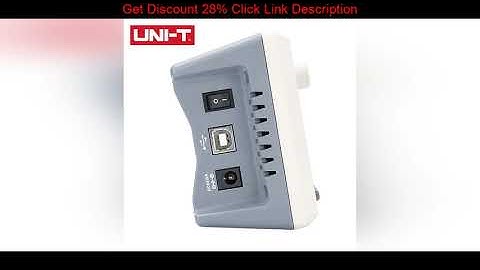 Deal UNI-T UTG932E 30MHz/UTG962E 60MHz Function/Arbitrary Waveform Generator 1μHz 4.3 Inch DDS Supp