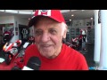 A 85 éves Bálind Mátyás új Ducati 1199 Panigale S motorja