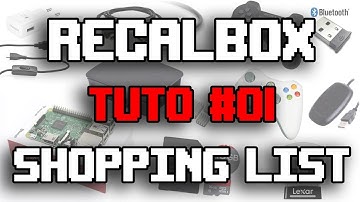 RECALBOX TUTO #01 - SHOPPING LIST