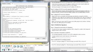CCNA Security chapter 5 : PT Activity Configure IOS Intrusion Prevention System (IPS) using CLI