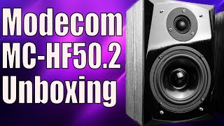 Modecom mc-hf 50.2 unboxing - active 2.0 pc speakers