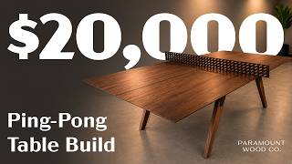 Making a $20,000 Ping-Pong Table