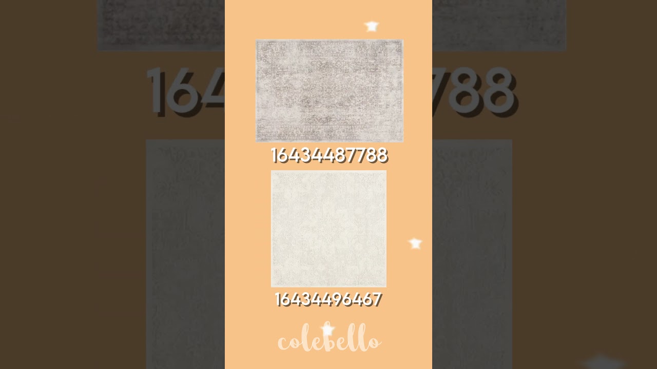 bloxburg rug DECAL CODES!!! 