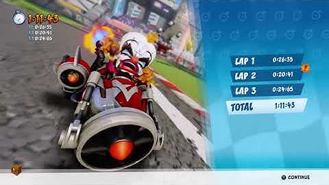 (CTR:NF) Turbo Track 20:41 Lap (World Record)
